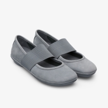 Camper Grey Ballerinas Womens - Right Online Ireland | BIUGQ4091